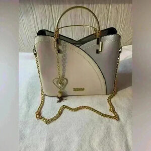 ZZMY Handbag Crossbody Detachable Shoulder Strap Bag Charm Bracelet Handles 🤍🩵💙